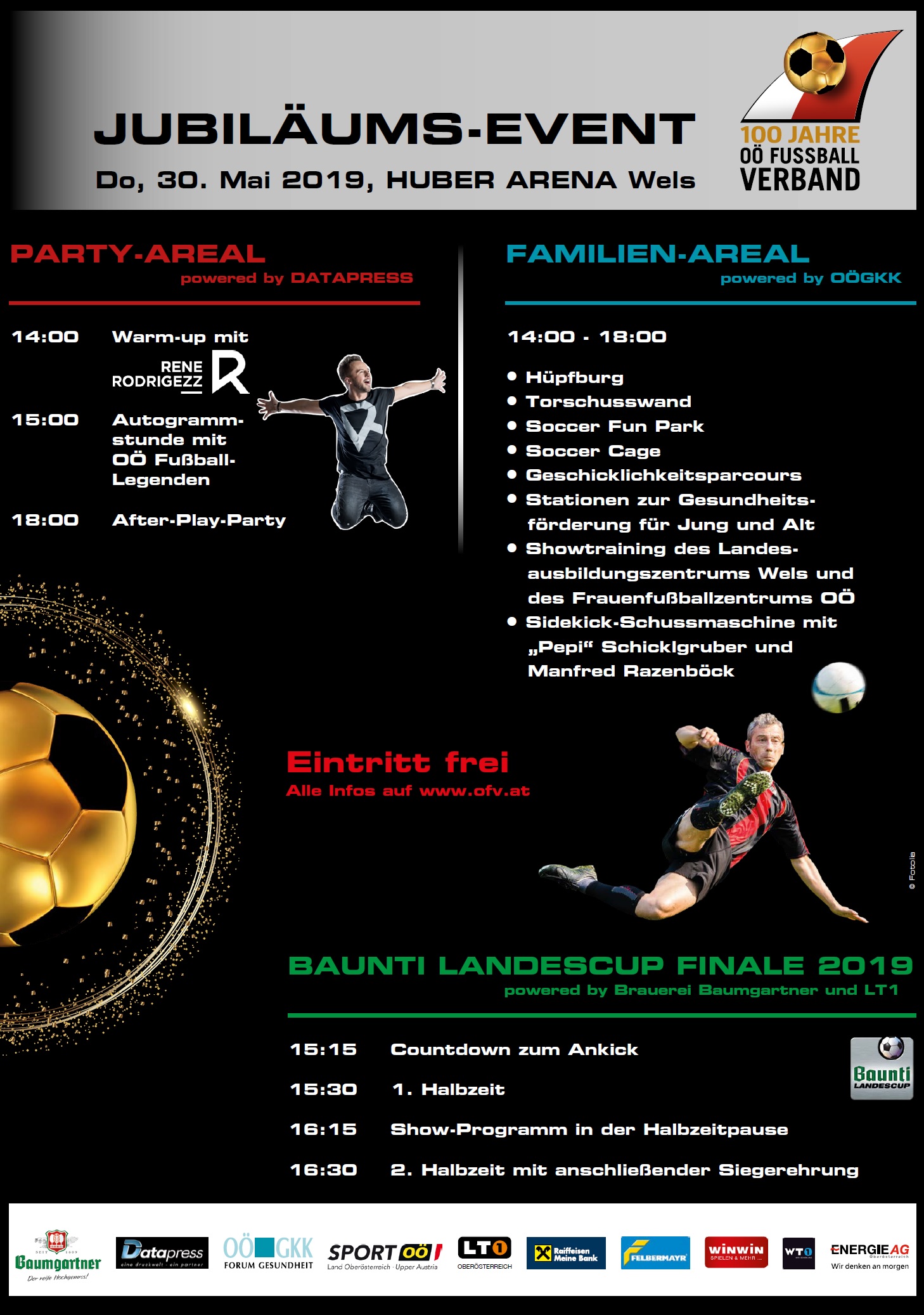 Flyer Jubiläumsevent